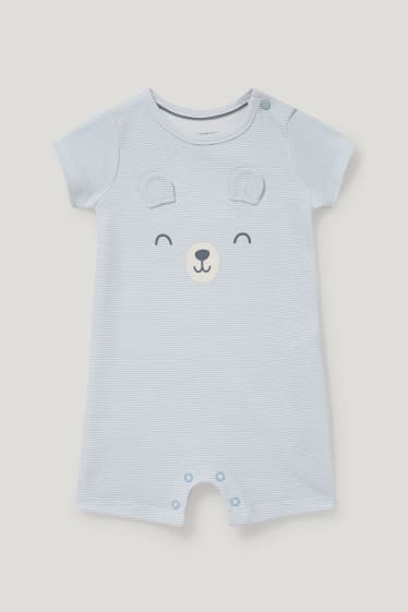 Baby Boys - Baby sleepsuit  - striped - light blue