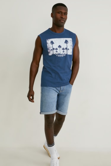 Uomo - Canotta - blu