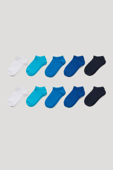 Toddler Boys - Confezione da 10 - calzini corti - blu