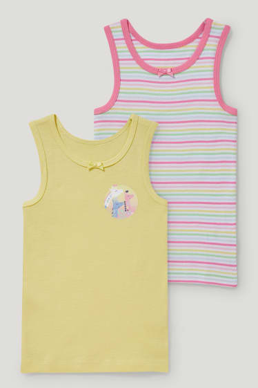 Toddler Girls - Multipack of 2 - vest - light yellow