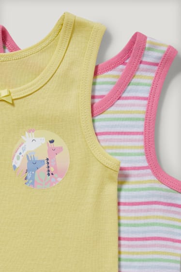 Toddler Girls - Multipack of 2 - vest - light yellow