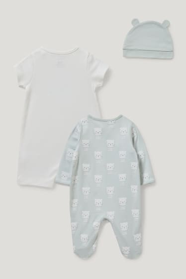 Baby Boys - Completo neonati - 3 pezzi - verde menta