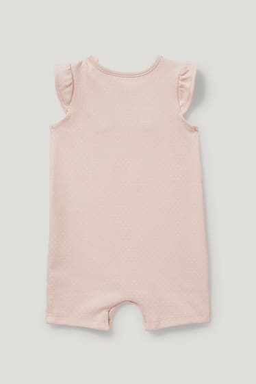 Baby Girls - Baby sleepsuit  - polka dot - rose
