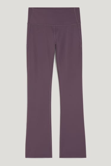 Damen - Leggings - 4 Way Stretch - recycelt - violett