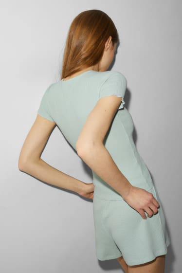 Online exclusive - CLOCKHOUSE - T-shirt - mint green