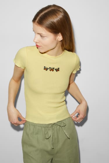 Clockhouse niñas - CLOCKHOUSE - camiseta - amarillo
