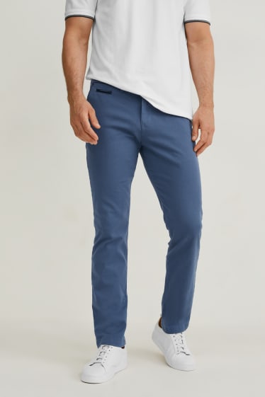 Hombre - Chinos - slim fit - LYCRA® - azul