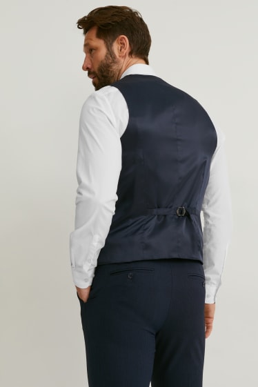 Hombre - Chaleco - colección modular - slim fit - Flex- LYCRA® - azul oscuro