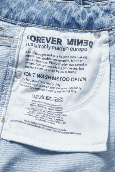 Dámské - Premium Denim by C&A - straight jeans - high waist - džíny - světle modré