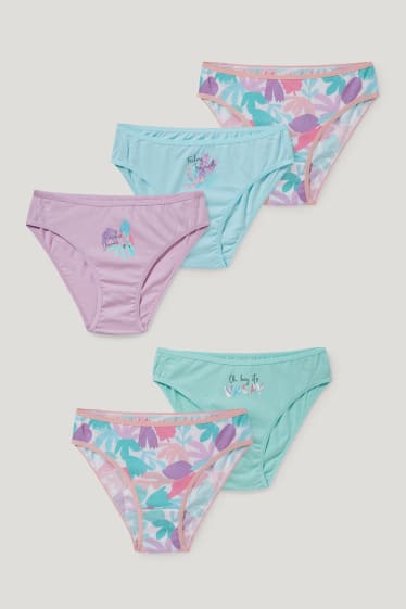 Kids Girls - Multipack of 5 - briefs - mint green