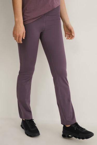 Damen - Leggings - 4 Way Stretch - recycelt - violett