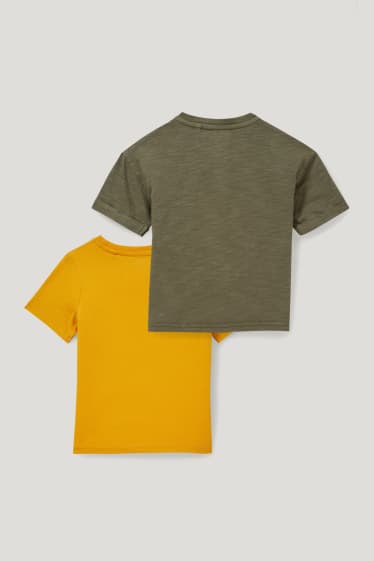 Exclu web - Lot de 2 - T-shirts - vert foncé
