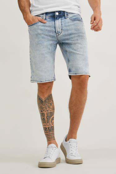 Uomo - Shorts di jeans - Flex jog denim - jeans azzurro