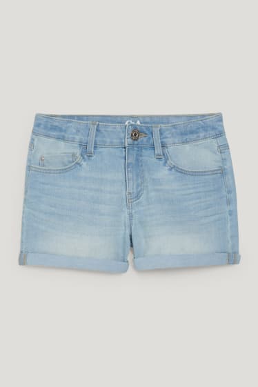 Filles - Short en jean - LYCRA® - jean bleu clair