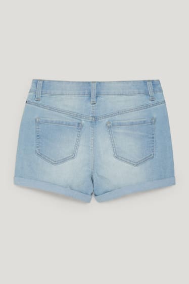 Filles - Short en jean - LYCRA® - jean bleu clair
