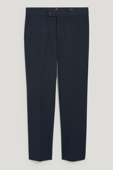 Men - Mix-and-match trousers - regular fit - Flex - recycled - dark blue