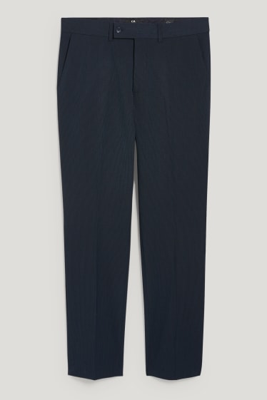 Uomo - Pantaloni coordinabili - regular fit - Flex - LYCRA® - blu scuro