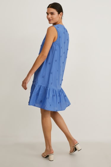 Damen - A-Linien Kleid - blau