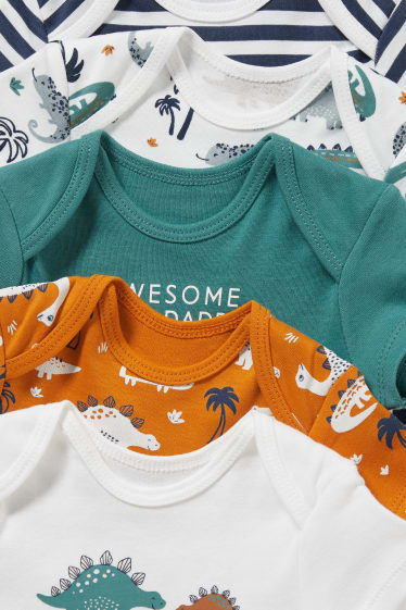 Baby Boys - Multipack 5er - Baby-Body - weiß