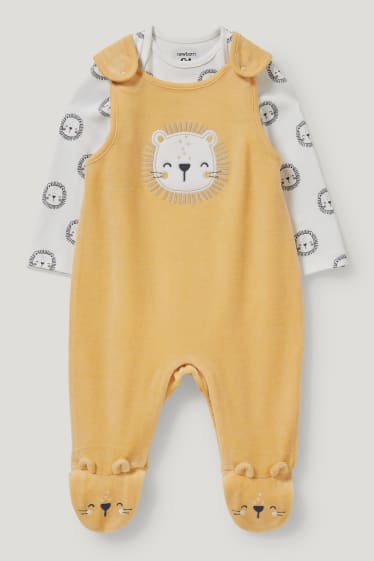 Baby Girls - Set con tutina - 2 pezzi - giallo