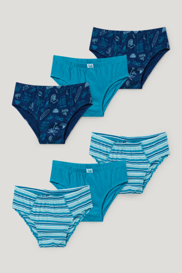 Kids Boys - Multipack 6er - Slip - dunkelblau