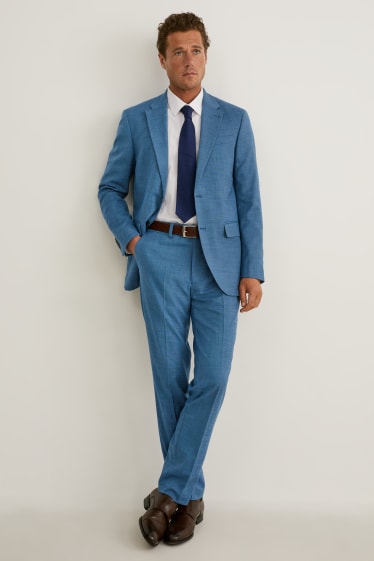Herren - Baukasten-Sakko - Regular Fit - LYCRA® - blau