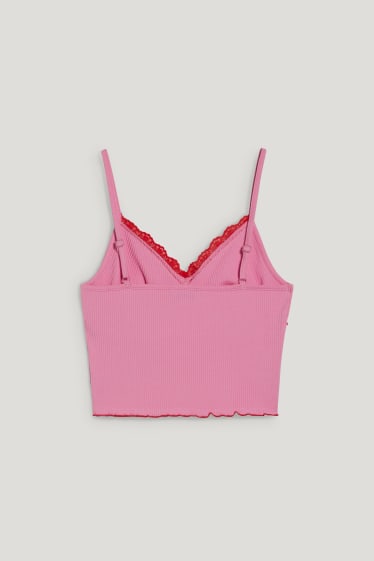 Clockhouse Girls - CLOCKHOUSE - Crop Top - rosa