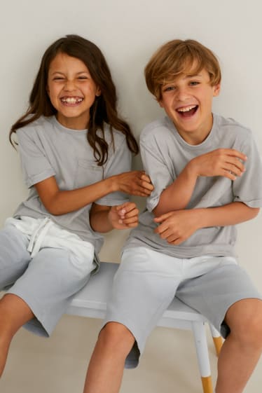 Toddler Boys - Tricou cu mânecă scurtă - genderneutral - denim-gri deschis