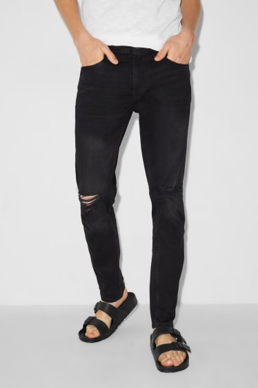 Clockhouse Boys - CLOCKHOUSE - Skinny Jeans - LYCRA® - jeans-dunkelgrau