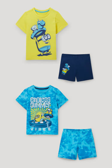 Toddler Boys - Multipack of 2 - Minions - short pyjamas - 4 piece - blue