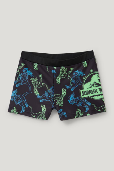 Batolata chlapci - Jurský svět - plavky - LYCRA® - černá