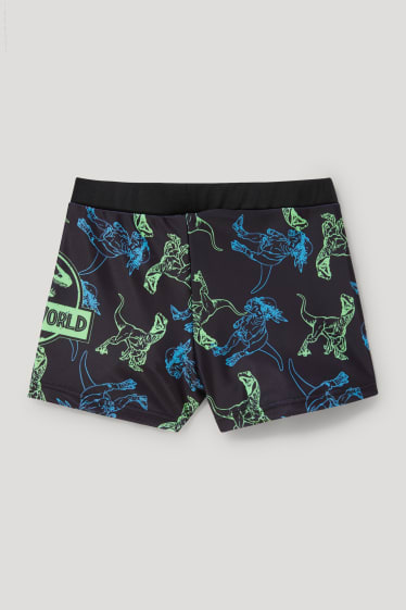 Batolata chlapci - Jurský svět - plavky - LYCRA® - černá