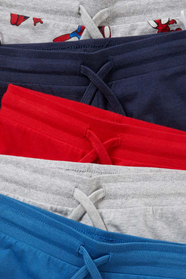 Toddler Boys - Multipack of 5 - Marvel - sweat shorts - dark blue