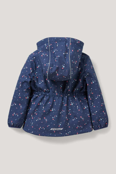 Batolata dívky - Funkční bunda s kapucí - tmavomodrá