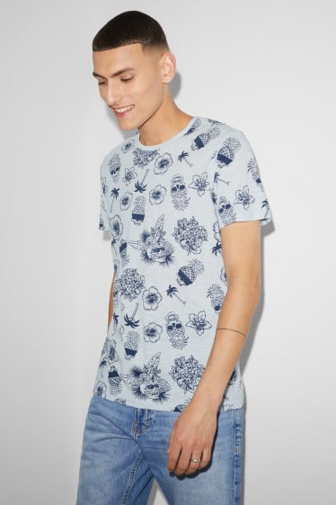 Clockhouse homme - CLOCKHOUSE - T-shirt - bleu clair