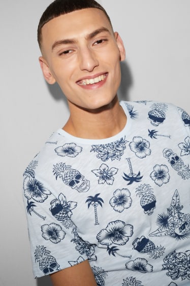 Clockhouse homme - CLOCKHOUSE - T-shirt - bleu clair
