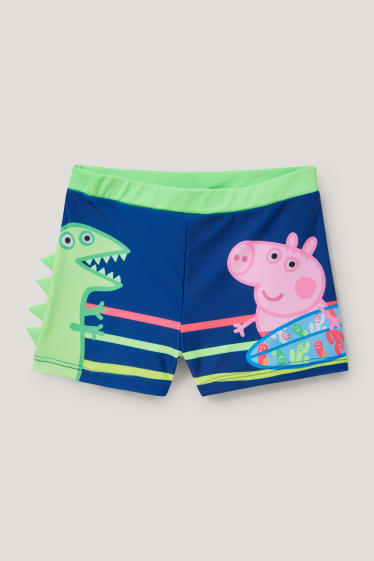 Batolata chlapci - Prasátko Peppa - plavky - LYCRA® XTRA LIFE™ - tmavomodrá