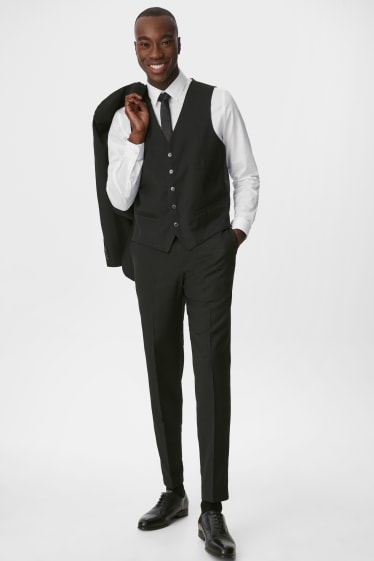 Hombre - Camisa - slim fit - kent - de planchado fácil - blanco