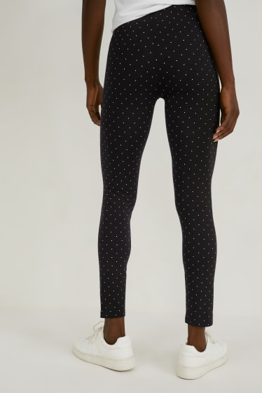 Dames - Set van 2 - legging - LYCRA® - zwart