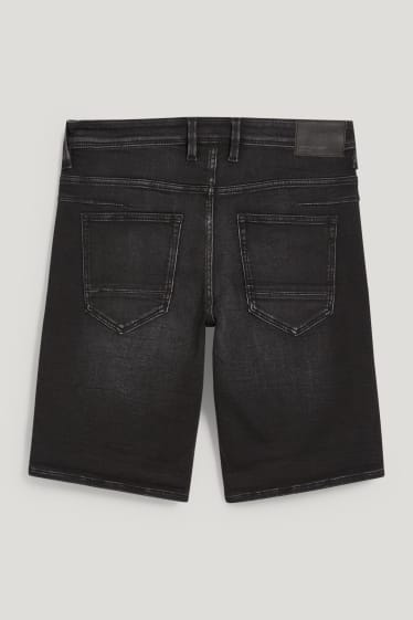 Herren - Jeans-Bermudas - Flex Jog Denim - jeans-dunkelgrau