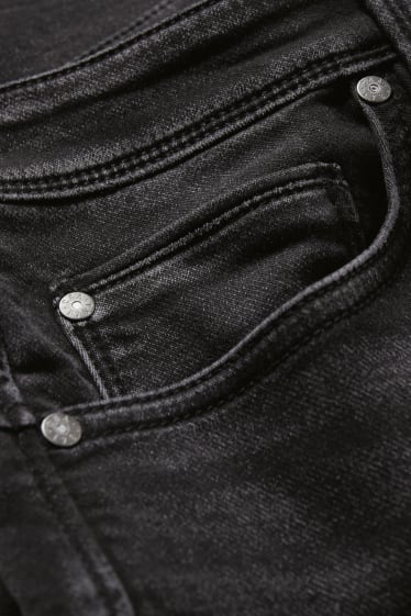 Hommes - Bermuda en jean - Flex jog denim - jean gris foncé