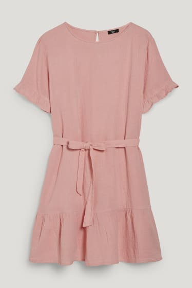 Donna - Vestito svasato - rosa