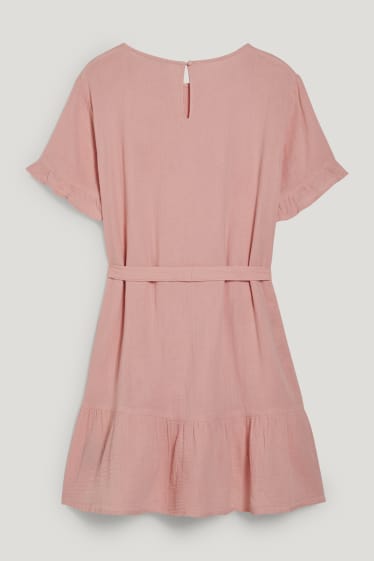 Donna - Vestito svasato - rosa