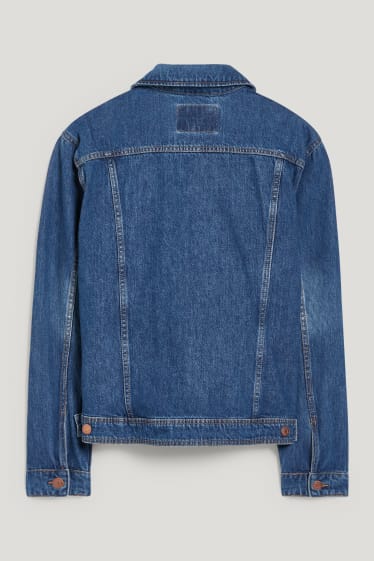 Pánské - Džínová bunda - džíny - modré