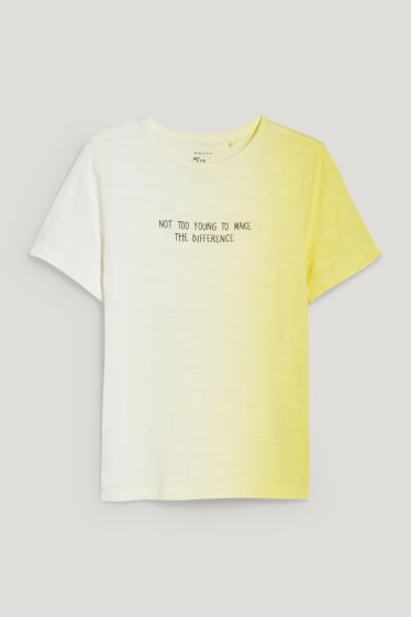 Toddler Boys - T-shirt - genderneutraal - geel