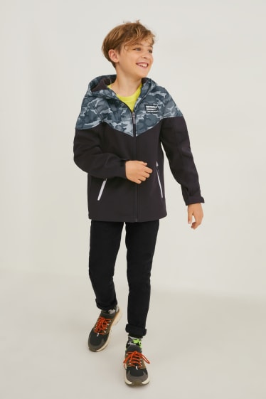 Nen - Jaqueta softshell amb caputxa - camuflatge