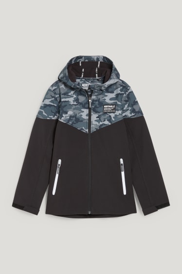 Nen - Jaqueta softshell amb caputxa - camuflatge