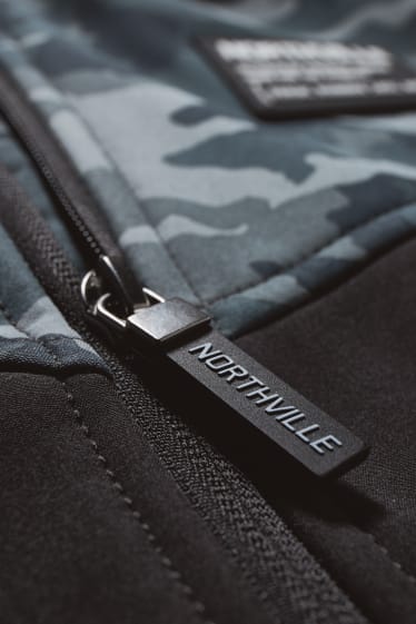 Nen - Jaqueta softshell amb caputxa - camuflatge
