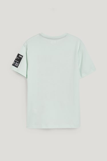 Reverskraag - T-shirt - mintgroen