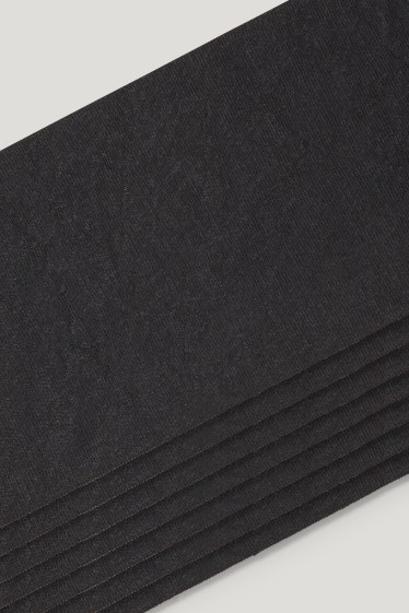 Damen - Multipack 7er - Feinsöckchen - 15 DEN - schwarz